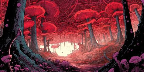 The Crimson Forest by shumolish on DeviantArt