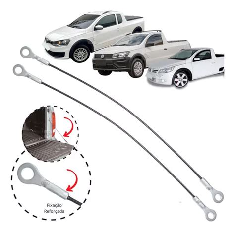 Par Cabo De A O Tampa Traseira Saveiro G Parcelamento