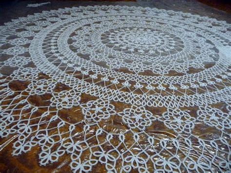 Tatting Pattern Tablecloth Needle Tatting Cro Tatting Etsy