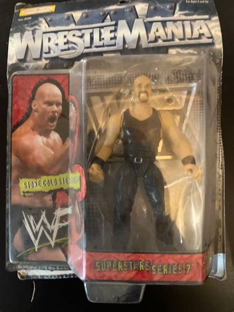 Wwf Wwe Jakks Wrestlemania Xv Stone Cold Steve Austin Off Card N P