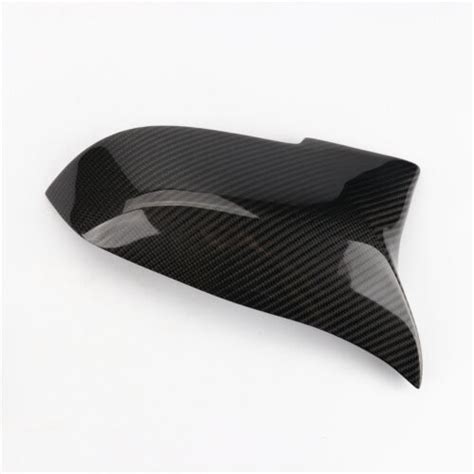 1 Pair Real Carbon Fiber Replace Side Mirror Cover Cap For BMW 1 4