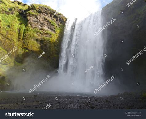 Skogar Iceland Iceland August 2018 Skogafoss Stock Photo 1182771667 ...