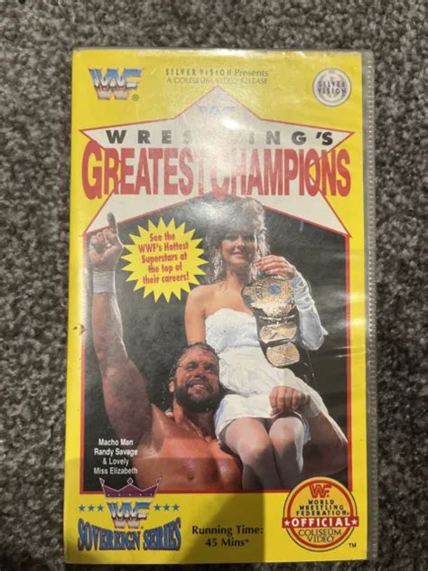 Wwf Wrestlings Greatest Champions Vhs Wwe Picclick Uk