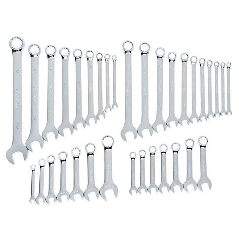 Husky Saemetric Combinationstubby Wrench Set 34 Piece Hw34pcmix