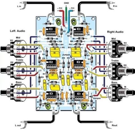 Assembly instructions for the Stereo Tone Control | Audio amplifier