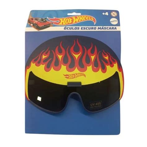 Óculos Hot Wheels Infantil Design De Capacete Proteção Uv Shopee