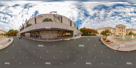 360° view of Washington DC, USA - October 28, 2023: National Museum of