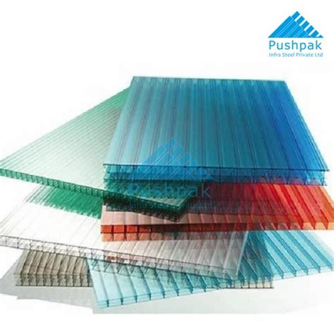 Transparent Plain Polycarbonate Multiwall Roof Sheets Mm At