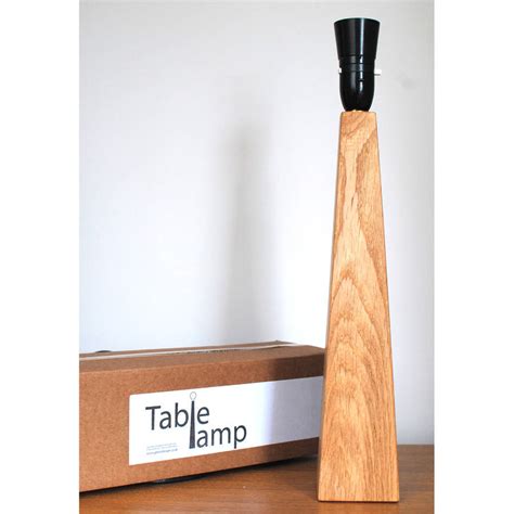 Table Lamp Wood Base At James Davison Blog