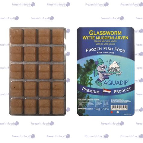 Aquadip Glassworm Frozen Fish Food