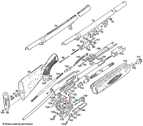 Ithaca Model 51 Schematic Brownells UK