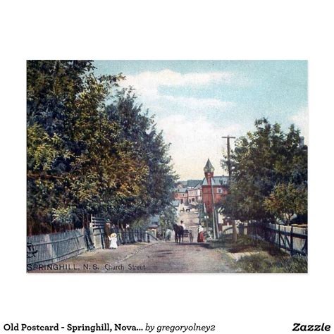 Old Postcard - Springhill, Nova Scotia Springhill, Old Postcards, Nova Scotia, Reproduction, The ...