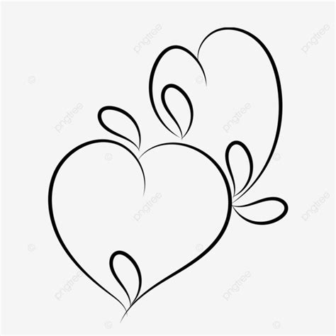 love heart vector cute love love ornament romantic png  vector