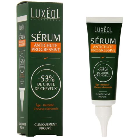 Luxeol sérum antichute progressive Chute de cheveux chronique