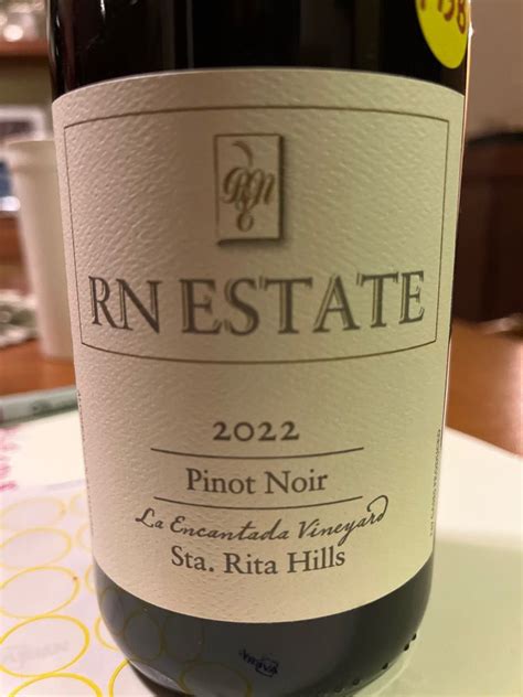 Rn Estate Vineyard Pinot Noir La Encantada Usa California