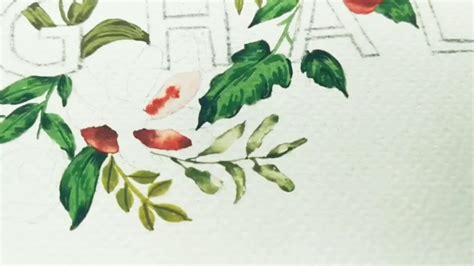 New Technique Of Painting Florals In Gouache Youtube