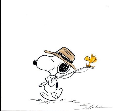 Snoopy And Woodstock Drawing