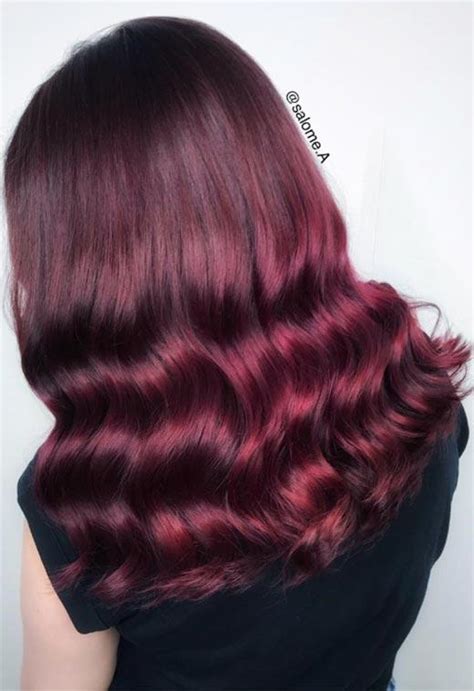 64 Yummy Burgundy Hair Color Ideas