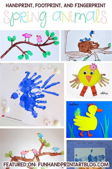 Handprint Art Animals