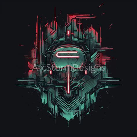 Cyberpunk Neon Logo #2 – ArcStormDesigns