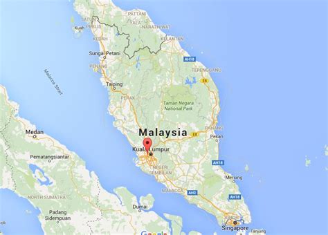 Where is Petaling Jaya on map Malaysia