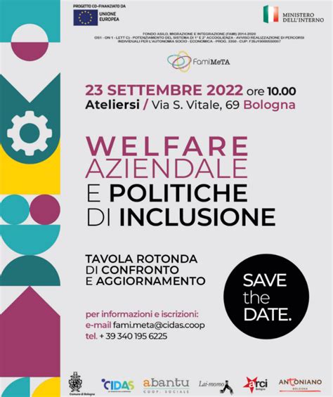 Welfare Aziendale E Politiche Di Inclusione Tavola Rotonda Con CIDAS