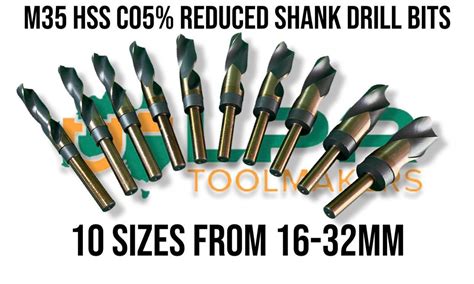 lpr toolmakers  cobalt reduced shank drill bits