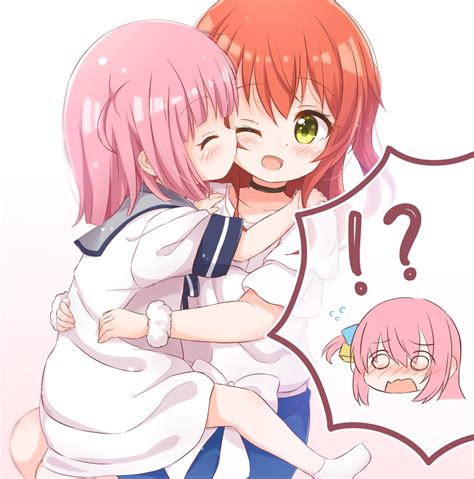 ぼっちちゃん「妹に先を越されるぼっちちゃんです。 キスの日 ぼっち・ざ・ろっく」理紅りく🌸新刊委託中のイラスト