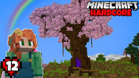 Portal Tree Build Let S Play Minecraft Hardcore Ep Youtube