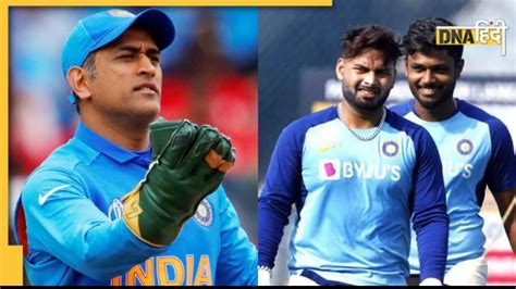 Rishabh Pant Vs Sanju Samson ऋषभ पंत नहीं संजू सैमसन में धोनी की