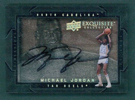 Michael Jordan 2011 12 Exquisite Collection Dimensions Autographs Djn