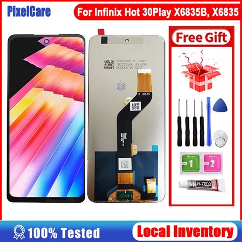 Original Lcd With Frame For Infinix Hot Play X B X Hot