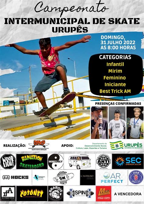 Campeonato Intermunicipal De Skate Urup S Sp Eu Sou