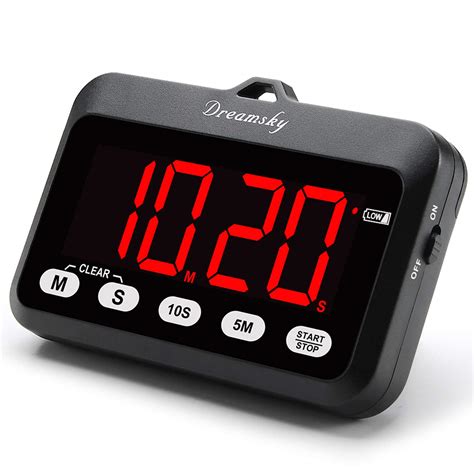 Buy Dreamsky Digital Kitchen Timer With Large Red Led Display Count Up