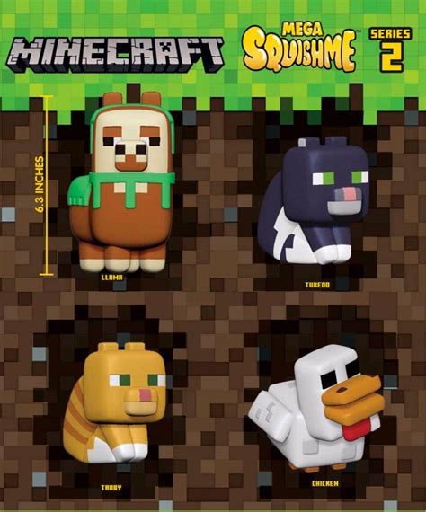 Minecraft Mega Squishme Anti Stress Figures Cm Series Assortment