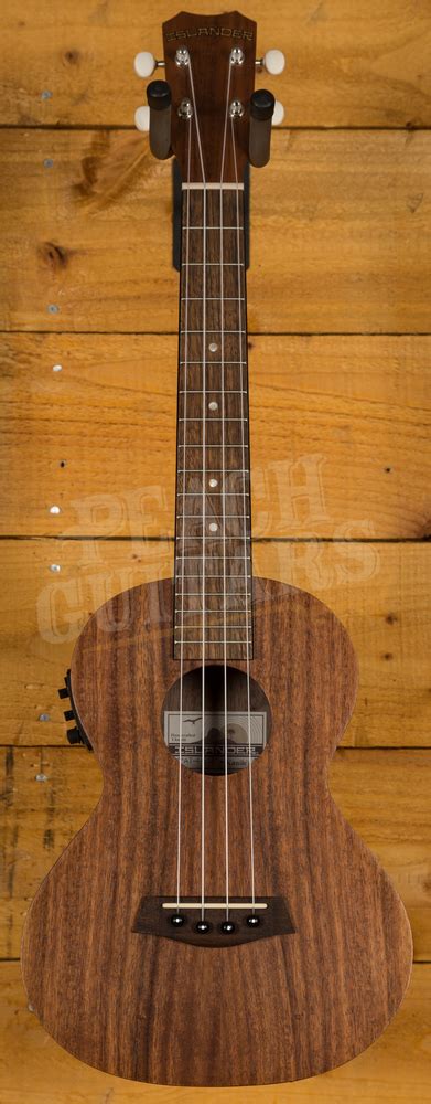 Islander At Electro Acoustic Tenor Ukulele Peach Guitars