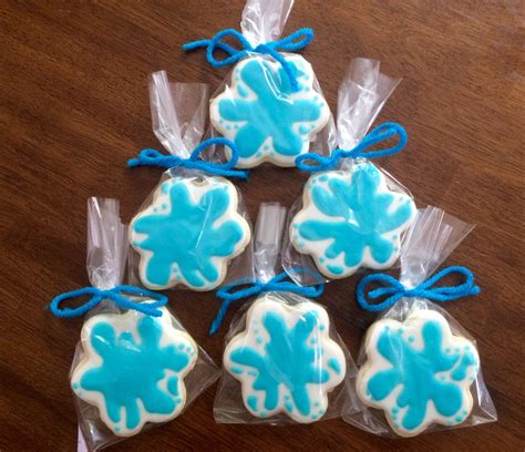 Water Splash Cookies Perfect Party Cookies Etsy