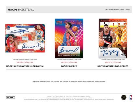 2023-24 Panini Hoops NBA Basketball Cards