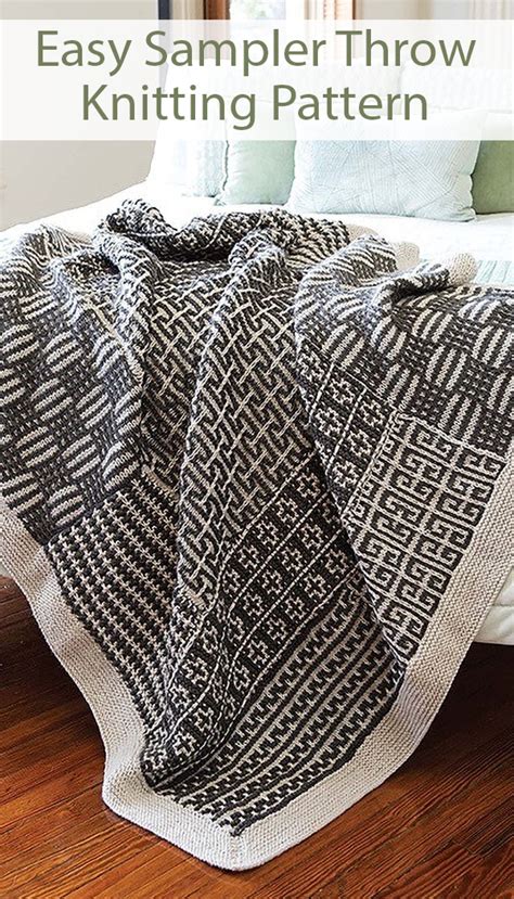 Mosaic Blanket Knitting Patterns- In the Loop Knitting