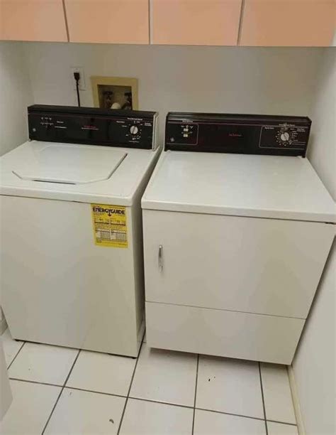 Vintage Ge Washer And Dryer Set