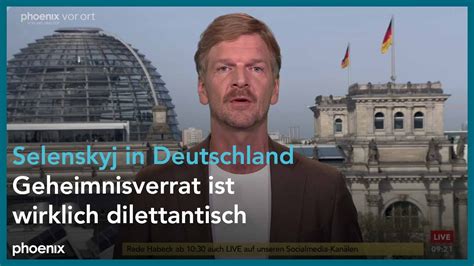 Phoenix Nachgefragt Mit Gordon Repinski Zum Besuch Von Selenskyj In