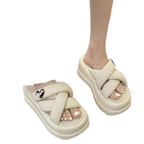 Internet Famous Slippers Women S Summer Outfit Niche High End New