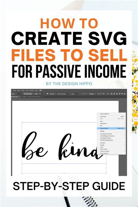 How To Create SVG Files To Sell For Passive Income Things To Sell