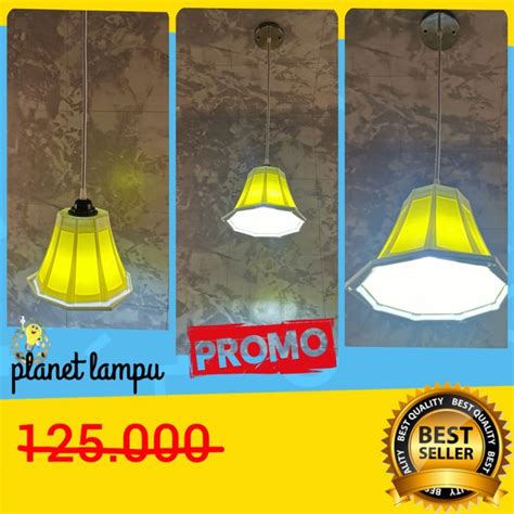 Jual LAMPU HIAS GANTUNG 3IN1 MINIMALIS PLAFON CAFE ATAP RUANG TAMU