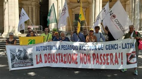 Autostrada Roma Latina Incontro Tra Comitati Contro E Ministero