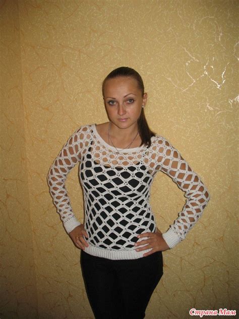 Кофта - сеточка в моём исполнении и мини-снудик) - Страна Мам