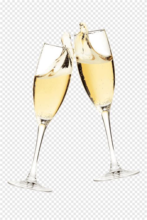 Champagne Glasses Toasting Clipart