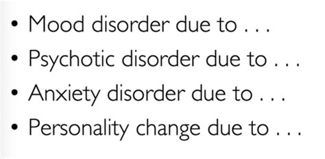 Lecture 13 Mood Disorders III Differential Diagnosis Treatment Of