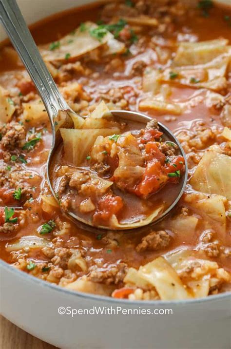 Stuffed Cabbage Soup Recipe Spend Pennies Karinokada