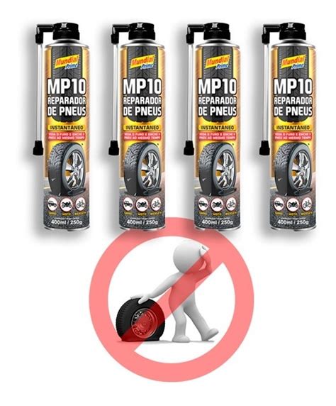 X Spray Reparador De Pneu Furado Mp Mundial Prime Ml